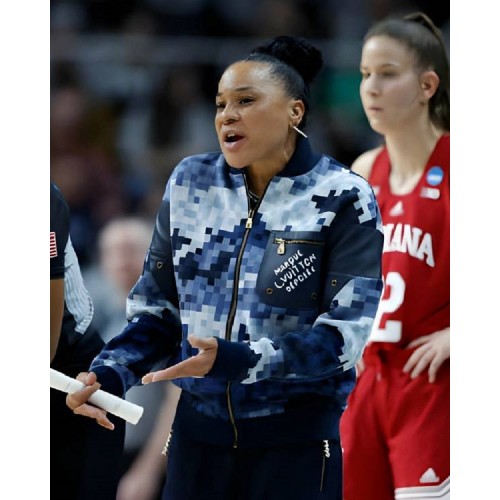Dawn Staley Blue Camo Jacket